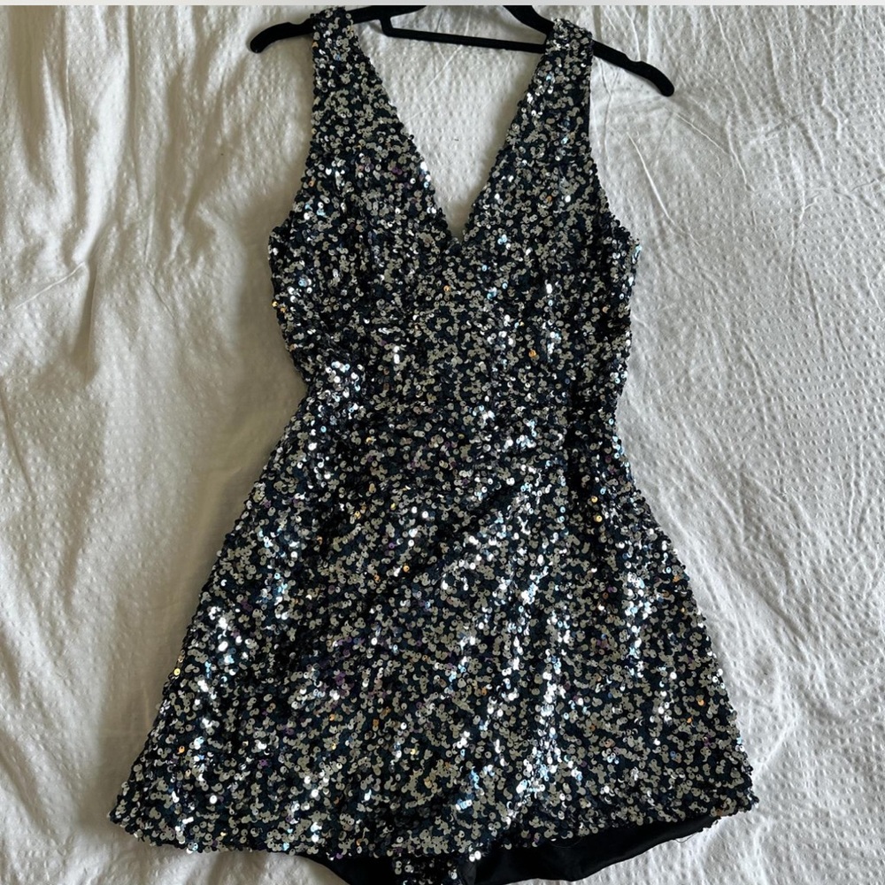 Zara Sequin Playsuit
